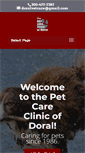 Mobile Screenshot of doralpetcare.com